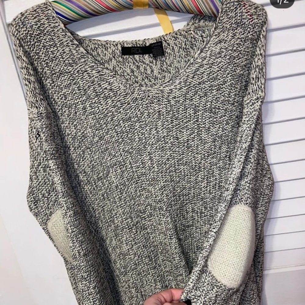 grey sweater